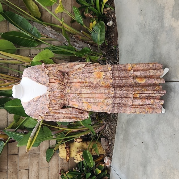 Spell and the Gypsy Collective Floral Amethyst Gown small - Picture 1 of 9